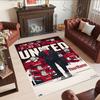 Manchester Customizable Name Area Rug Perfect for Balcony Game Room Entryway Kitchen Antislip Carpet Office home decor
