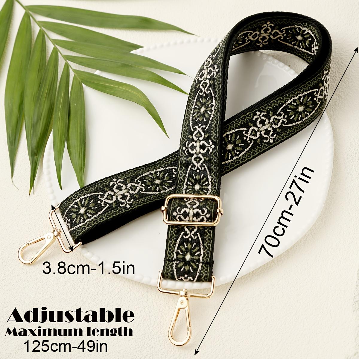 

3,8 см Широкий Съемный регулируемый плечевой ремень с ретро-узором, для сумки кроссбоди, сумки-тоут, дорожной сумки, поясной сумки, сменный ремень для камеры