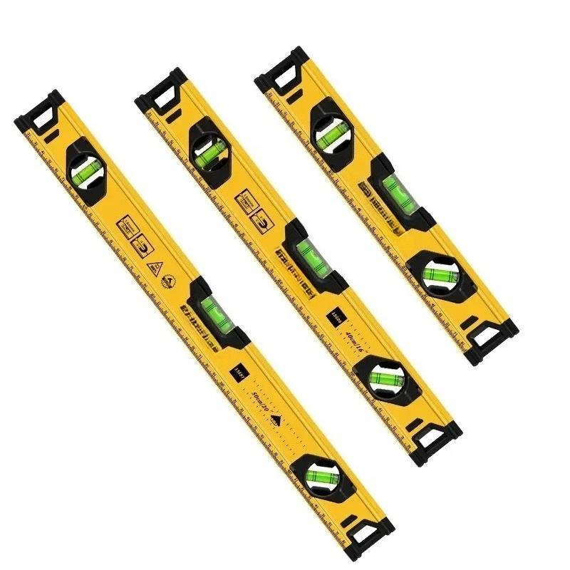 30/40/50cm High Precision Level Ruler Portable Magnetic Spirit Level Aluminum Alloy Leveling Tool Measurement Bubble Level Gauge