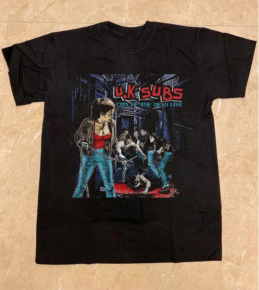 City Of The Dead Uk Subs Band Black Cotton Shirt S5xl Cl181 S