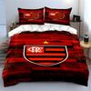 Red-striped Shield Logo. Bedding Sets Duvet Cover Sets Duvet Covers Pillowcases(1 * Duvet Cover 2 * Pillowcases, Without Duvet Insert)