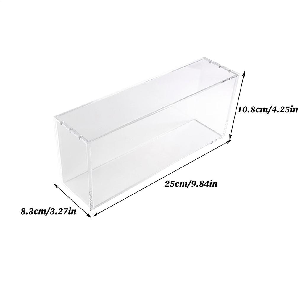 Acrylic Sports Cards Box Card Storage Box Magnetic Storage Box Transparent Deck Collection Organizer For Collectors Display