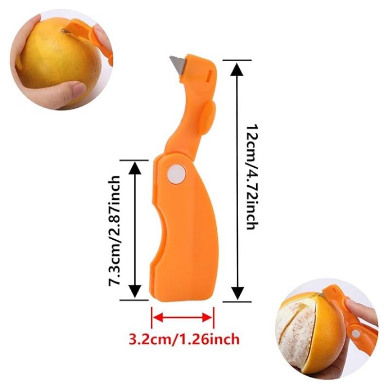 Orange Peeling Tool - Household Peeler for Oranges, Grapefruits, and Navel Oranges, Kitchen Fruit Peeler
