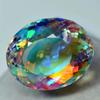 Beautiful Rainbow Color Mystic Topaz Natural Oval Cut 71.10 Ct Gemstone