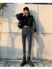 High-Waisted Women's Slim Fit Skinny Jeans - Elastic Pencil Pants for Spring, Autumn, Winter 2020