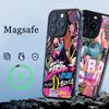 JoJos Bizarre Adventure Phone Case Magnetic Case For IPhone 16 14 13 12 11 15 Pro Max Plus For Magsafe Wireless Charge Cover