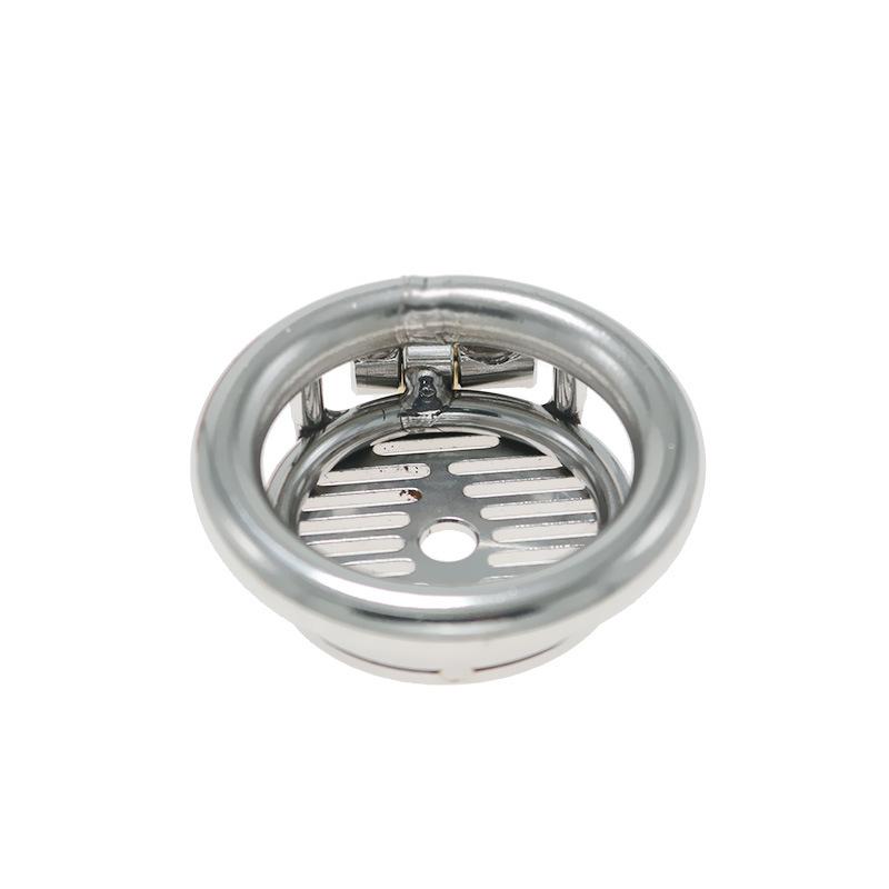 Stainless Steel Flat Chastity Lock New Plain Hollow CB Chastity Tool Adult Toy Penis Cage