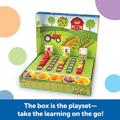 Learning Resources Number Play, Number Counting, Math Vegetable Garden, LER5553, Authentic