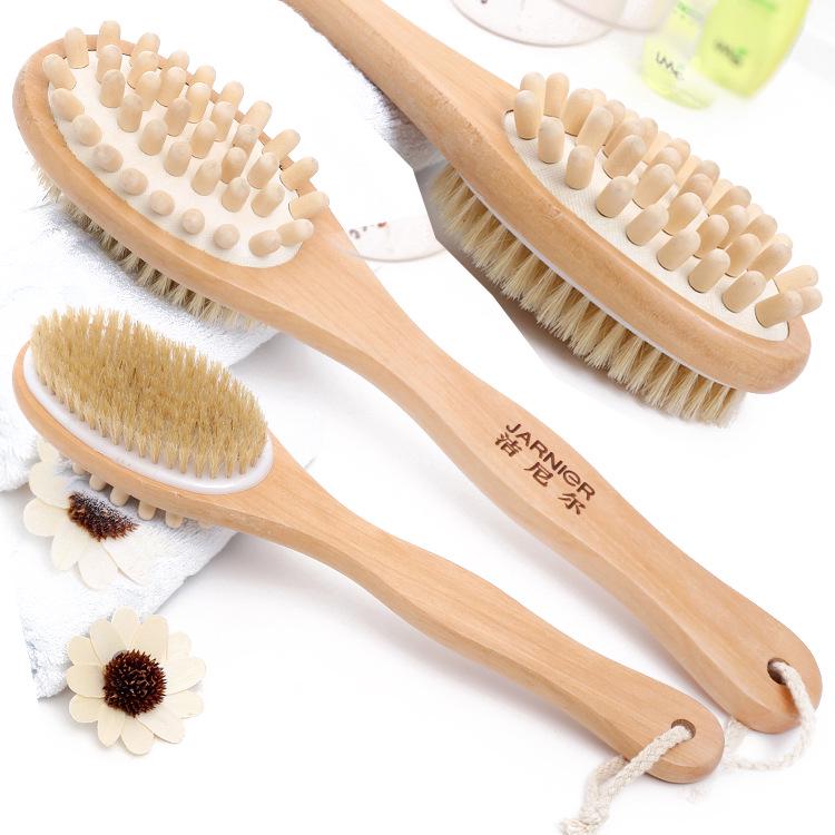 Cross-Border Bristle Massage Bath Brush - Handheld Round Body Brush