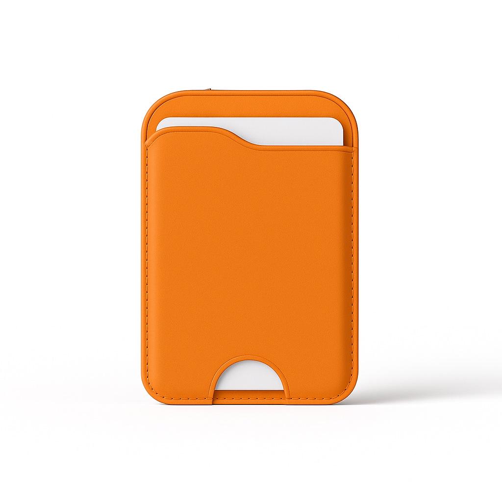 

MagSafe Magnetic Mirror Card Holder for Apple 12-17: High-End Rotating Folding Sleeve