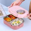 1 Pcs Portable Bento Boxes New 1000ml with Soup Bowl Stackable Lunch Container 304 Stainless Steel Snack Box Container Adult