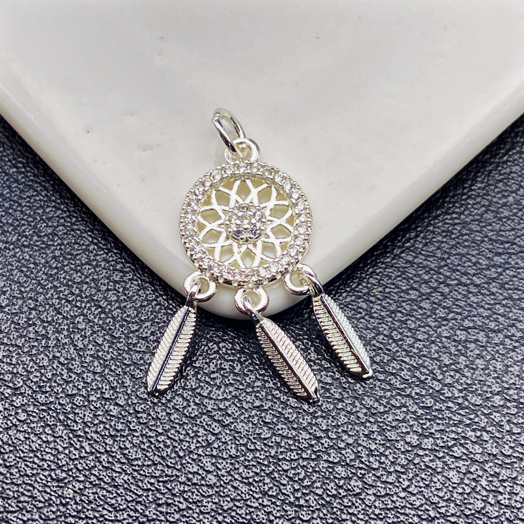 Paving Dream Crystal & Zircon DIY Pendant Beading Accessory