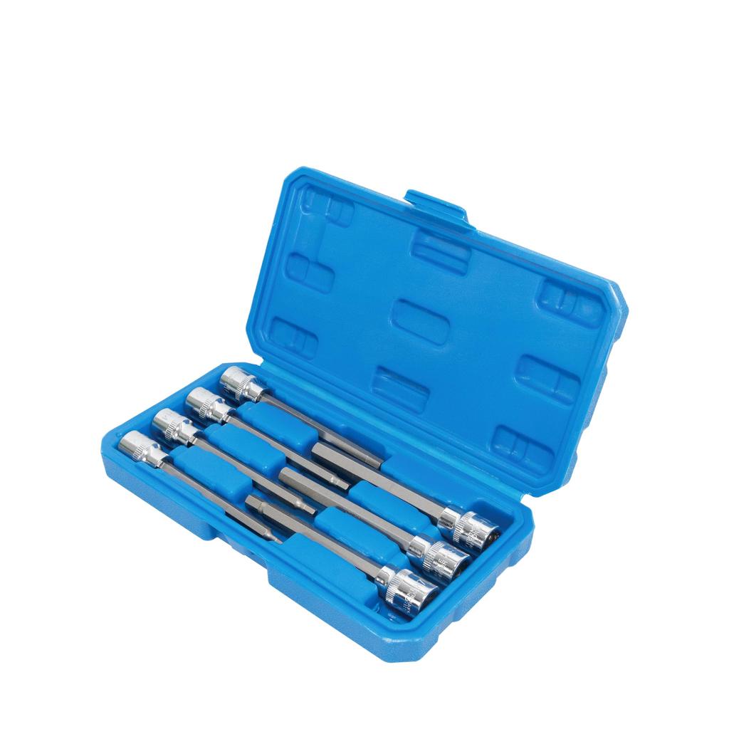 GOODRIG Hex Bit Socket Set with Ratchet Wrench 7-Piece