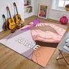 Custom KPop Demon Hunters Mat Personalized Name, Polyester Washable Indoor Entryway Rug, Gift for Christmas, Easter, Thanksgiving Day