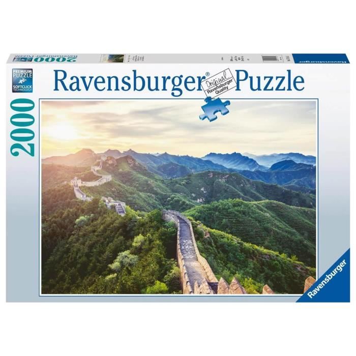 Puzzle 2000 pièces La Grande Muraille de Chine - Evasion - Adultes, Enfants dès 14 ans - 17114 - Ravensburger