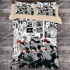 Popular 3D Printed Anime My Hero Academia Bedding Set Duvet Covers Pillowcases Comforter Bedclothes Bed Linen Bedding Sets