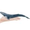 Solid Blue Whale Marine Life Model, Realistic Plastic Ocean Figure Wholesale Early Education
