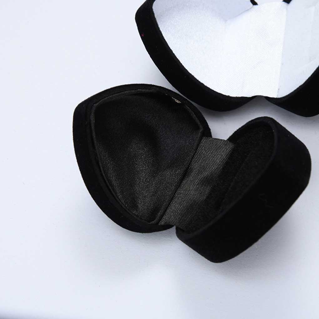 Ohrring Aufbewahrungsbox Ringe Ohren Haken Präsentationsetui Herzförmig Halskette Armband Romantische Trageboxen Halter Tablett