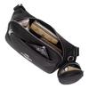 Coach Elias 29 Estampa de Assinatura Fechamento com Zíper Lona Revestida Bolsa de Cintura Grande Bolsa de Cintura Masculina Preto CZ400-QBMI5