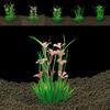 13cm Artificial Aquarium Plants Green Water Weeds Ornament Decorative Aquatic Green Plant  Aquarium