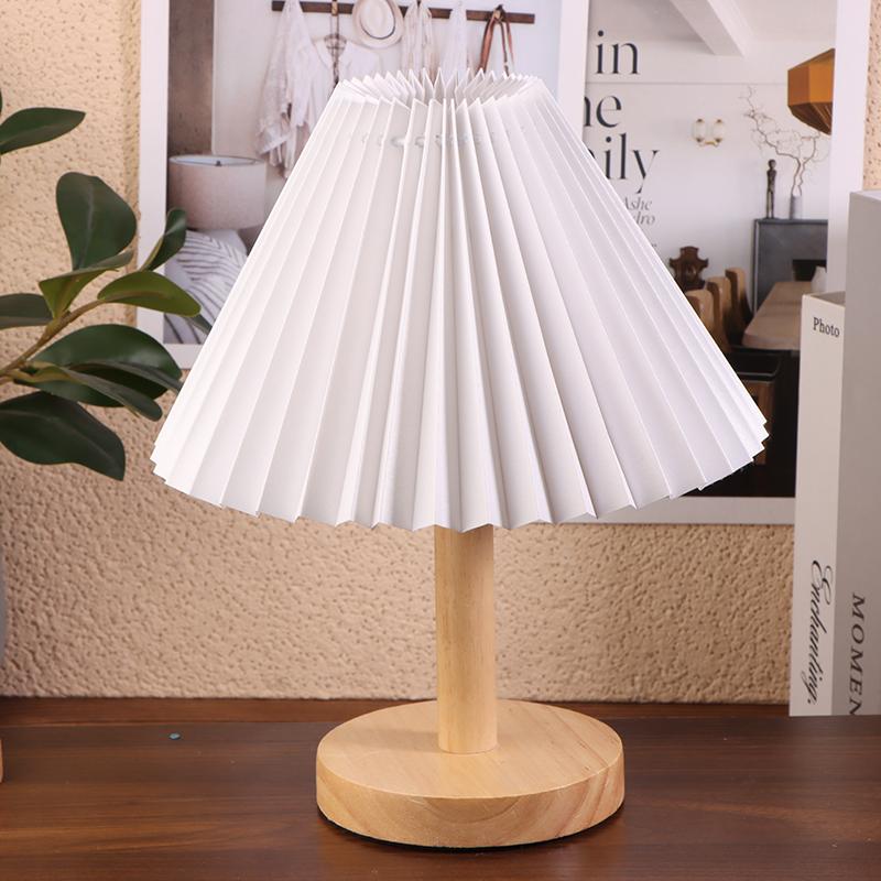1 stk Takdekor Stoff Plissert Lampeskjerm Moderne Vaskbart Bordlampe Trekk DIY Retro Lysekrone Stofftrekk Stue Spisestue