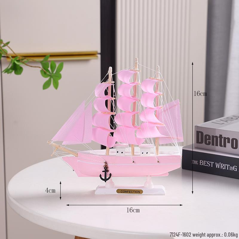Segelboot Ornament - Modell für ruhige Fahrt zur Dekoration von Zuhause oder Büro