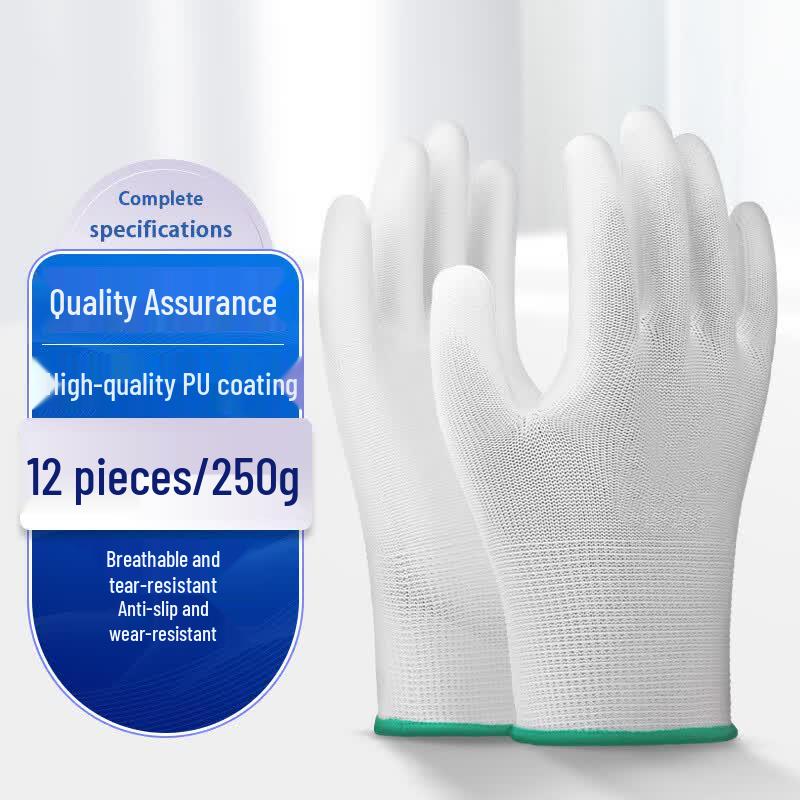 Thickened Anti-Slip Dipped Work Gloves One Size