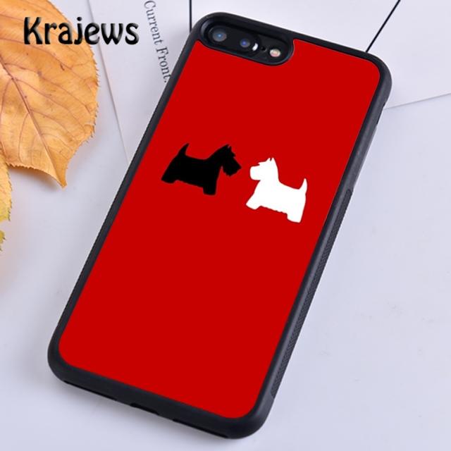 

Мягкий чехол Krajews Westie Scottie Scottish Terrier для iPhone 14 5 6s 7 8 plus XR XS 11 12 13 pro max Samsung S21 S22ultra iPhone 14plus