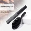 Black Small Beard Styling Brush Professional Shave Beard Brush Barber Vintage Oil Head Shape Carving Cleaning Brush Tools