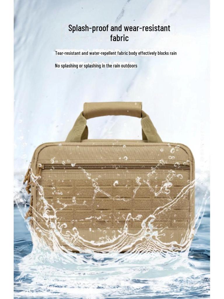 Unisex Laser-Cut Polyester Chest Bag for Outdoor Sports & Tactical Gear