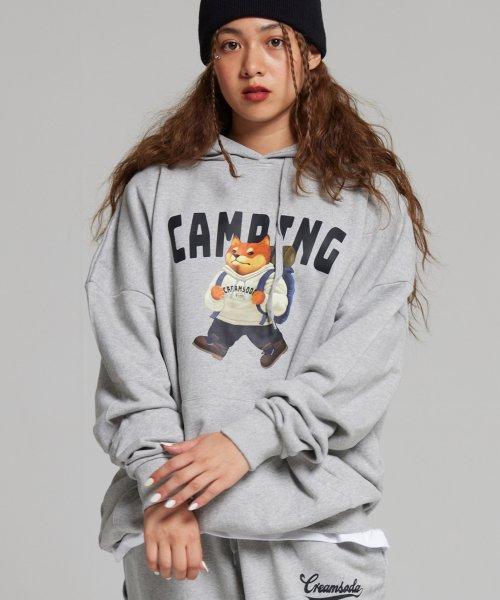 Cream Soda Lab Camping Club Hoodie Gray L