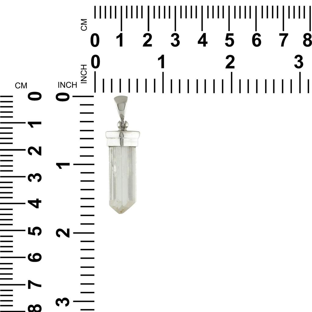 Danburite Crystal Point Pendant Sterling Silver 925 [Starborn] /