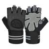Fitness Band Wrist Gloves Running Mountaineering Anti-Wear Half Finger Gloves Training Outdoor Cycling Sports Fitness Gloves