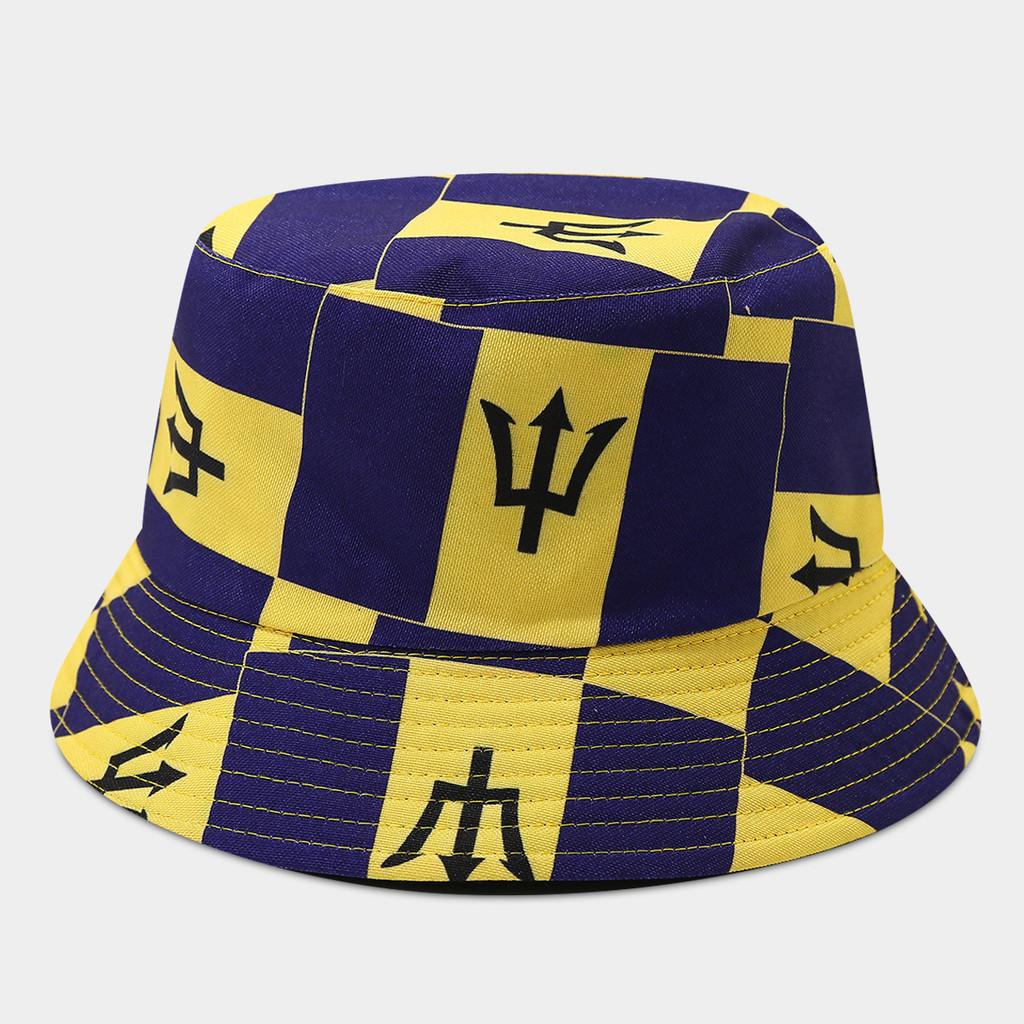 Cappello da Sole A Doppia Faccia Con Visiera Corta Per Protezione Solare All'Aperto - Coppa del Mondo di Calcio