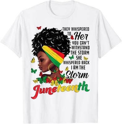 Juneteenth Shirts Afroamerikanische Schwarze Frauen Black History T-Shirt