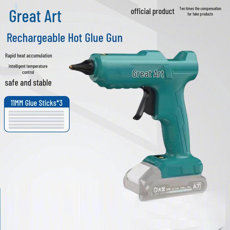 

DaYi Cordless Hot Melt Glue Gun CN plug (adapter included) A7-3502 Bare Tool