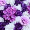 Stimulating flower panel for wall background for wedding birthday