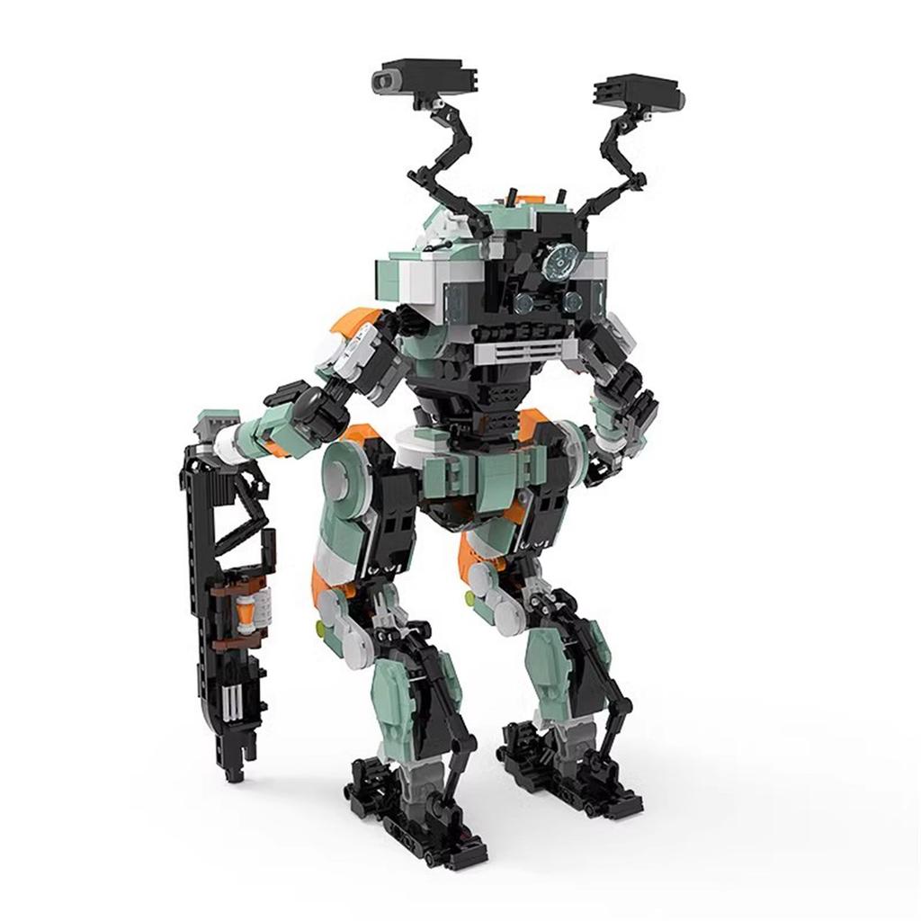 Mecha Warrior Robot Building Blocks Machine Soldier Armor Model Assembly Bricks Ornament Kid Creative Bithday Toys Gifts