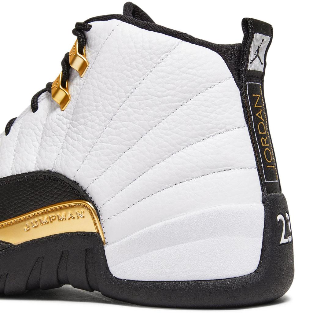 Air Jordan 12 Retro 'Royalty' (Unisex) White / Black / Metallic Gold Vintage Basketball Shoes CT8013 170