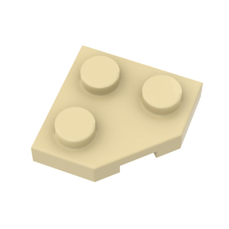 Non-Toxic Moc 10Pcs 26601 Wedge Plate 2X2 Building Blocks Kit Cut Corner Board Bricks Educational Particle Diy Toys Children Birthday Gift