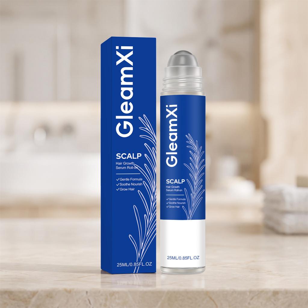 Gleamxi Hair Essence Roll-on Mildly Moisturizes Hair and Refreshes Scalp Daily Hair Care Essence