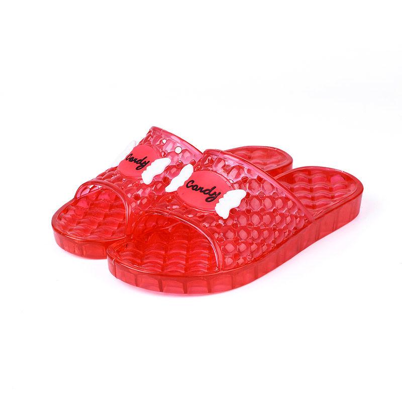 Женские нескользящие прозрачные шлепанцы на среднем каблуке - Удобные и приятные для ног для купания и домашнего использования EU 38 1143₽