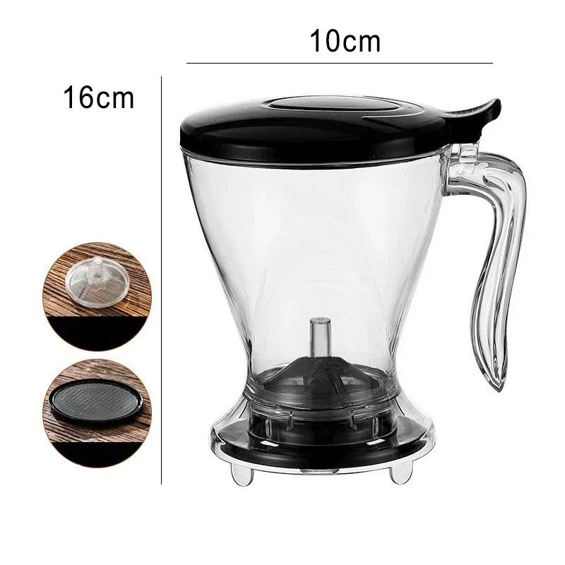 Large-capacity Coffee Filter Cup Tea Infuser Reusable Hand Brew Drip Coffee Tool Tea Tools with Lid Espresso Pot Ice Drinkware