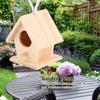 4Pcs Durable Hanging Bird House Hanging Design Outdoor Bird House  Garden Decoration