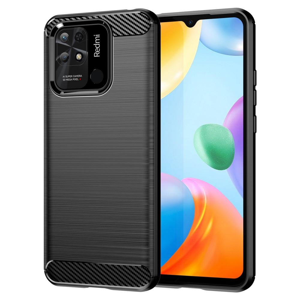 Case for Xiaomi Redmi 10C, Karbon, black
