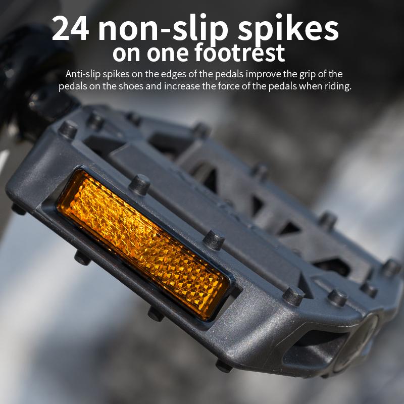 KORE Bicycle Pedals Anti-slip Ultralight Nylon Water-proof Footrest Road BMX MTB Flat Platform Bicycle Parts Accessories K916