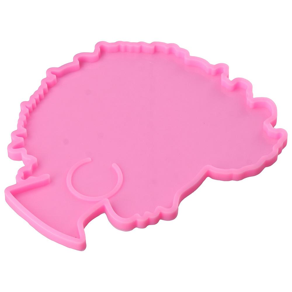 

Розовые женские формы из смолы 16,5*14 см, силиконовые формы для подносов из смолы для девочек, поднос для закусок