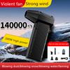 Violent Fan X6 140000RPM Powerful Air Blower Vacuum Dust Cleaner Type-C Charging Strong Winds 53m/s Brushless Turbo Jet Blower