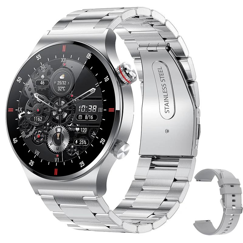 GPS Sports Smartwatch Men Health Monitoring With Heart Rate ECG + PPG 100+ Sports Modes NFC  New Bluetooth Call Smart Watch