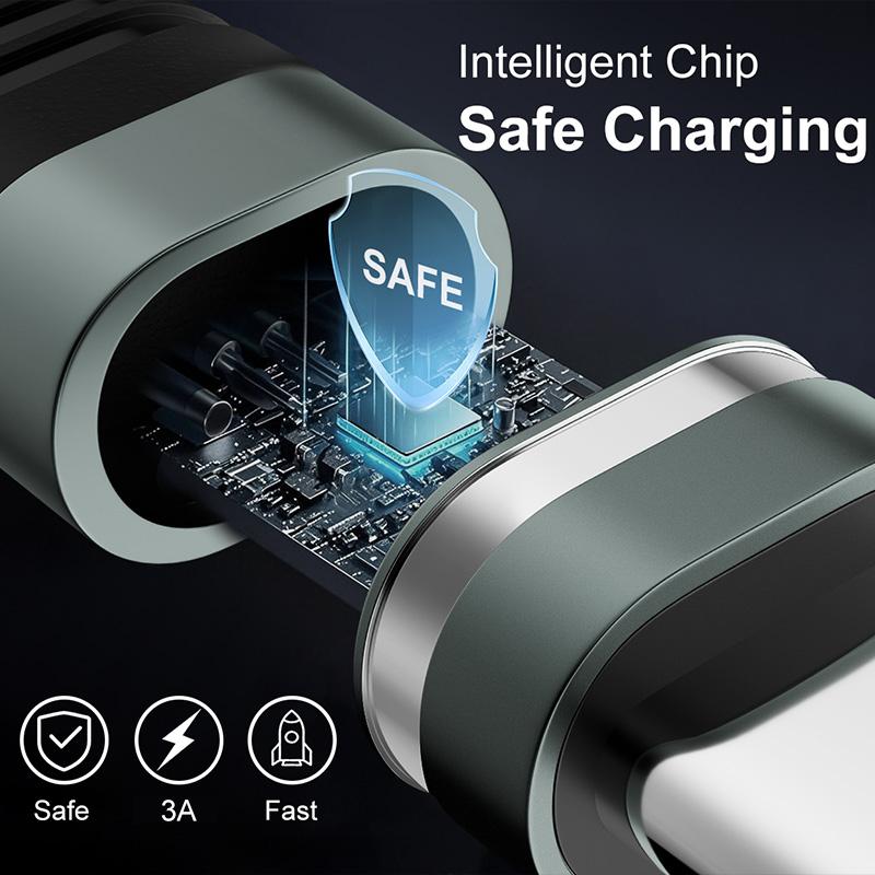 Fast Charging USB C Data Cable 3A for 17 16 15 Ipad Pro Samsung S26 Type C Carplay Wire Nylon Braided USB C Cable